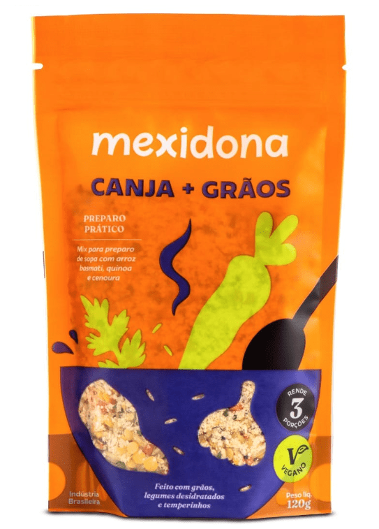 CANJA + GRÃOS - MEXIDONA 120 GRAMAS