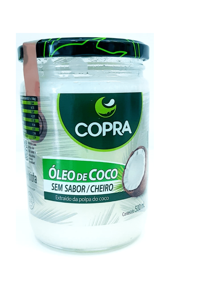 ÓLEO DE COCO SEM SABOR/SEM CHEIRO - COPRA 500 ML 