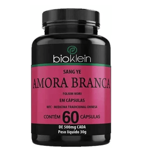 AMORA BRANCA BIOKLEIN 60CAPS 500MG