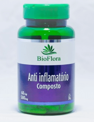 COMPOSTO ANTI-INFLAMATÓRIO - BIOFLORA  60 CÁPSULAS 500mg