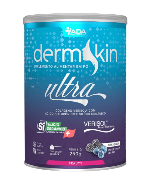 DERMSKIN FRUTAS NEGRAS (VERISOL + ÁCIDO HIALURÔNICO + SILÍCIO ORGÂNICO) - ADA 250GR