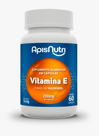 VITAMINA E -  APISNUTRI  60 CÁPSULAS 280mg