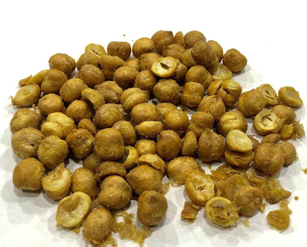 GRÃO DE BICO TORRADO MOSTARDA E MEL - 100 GRAMAS 