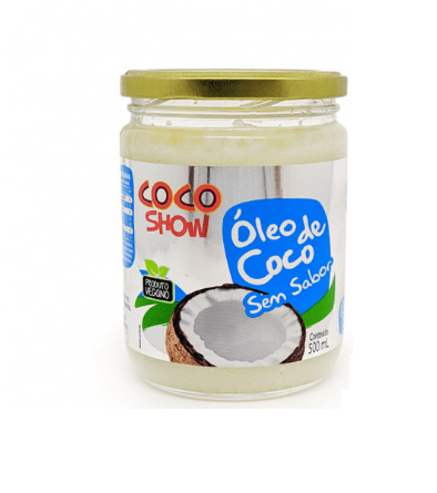  ÓLEO DE COCO SEM SABOR -  COCO SHOW 500ml