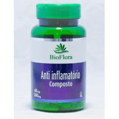 COMPOSTO ANTI-INFLAMATÓRIO - BIOFLORA  60 CÁPSULAS 500mg