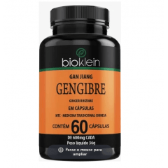 GENGIBRE - BIOKLEIN 60 CÁPSULAS 600mg
