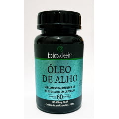 ÓLEO DE ALHO - BIOKLEIN 60 CÁPSULAS 250mg