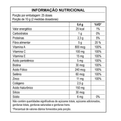 DERMSKIN FRUTAS VERMELHAS (VERISOL + ÁCIDO HIALURÔNICO + SILÍCIO ORGÂNICO) - ADA 250GR