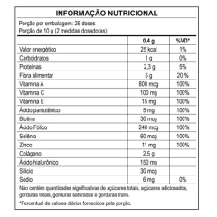DERMSKIN FRUTAS NEGRAS (VERISOL + ÁCIDO HIALURÔNICO + SILÍCIO ORGÂNICO) - ADA 250GR