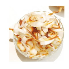 CHIPS DE COCO QUEIMADO COM AÇÚCAR - 100 GRAMAS