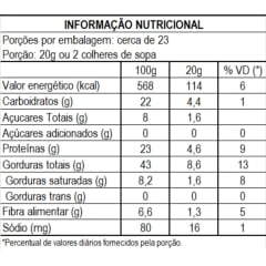 PASTA DE AMENDOIM SABOR DOCE DE LEITE COM CASTANHA DE CAJU - LA GANEXA 450 GRAMAS